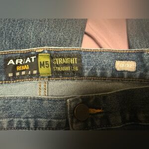 Ariat M5 Straight Leg Jeans in Classic Blue